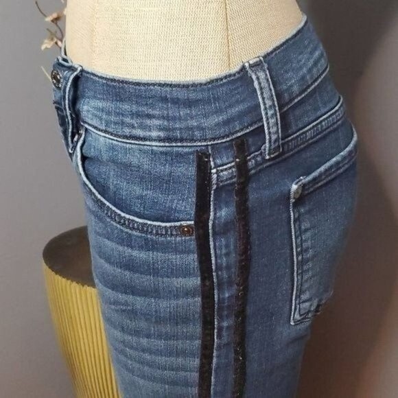 7 For All Mankind 7FAM b(air) Authentic The Ankle Skinny Size 27 - Picture 10 of 15